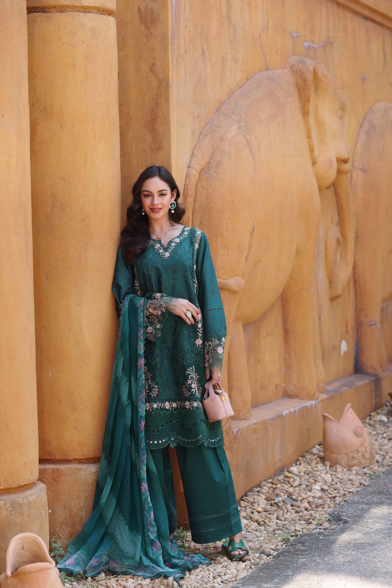 Noor By Sadia Asad Eid Laserkari Unstitched Collection 2025| D10-A