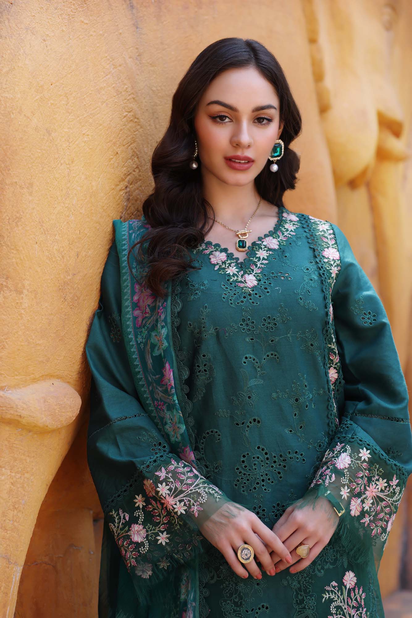 Noor By Sadia Asad Eid Laserkari Unstitched Collection 2025| D10-A