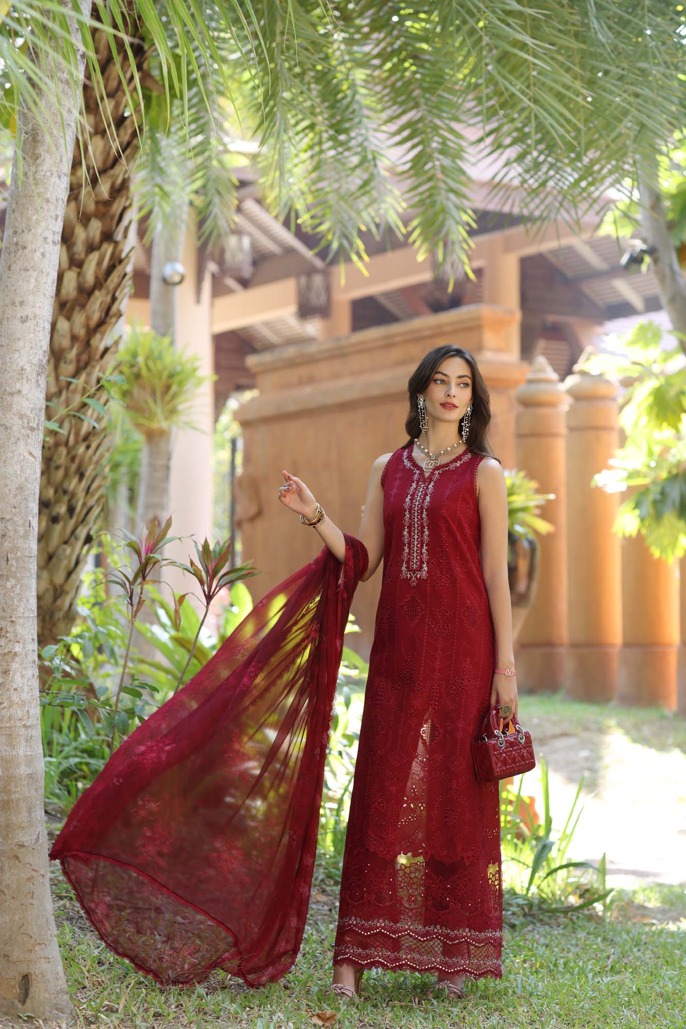 Noor By Sadia Asad Eid Laserkari Unstitched Collection 2025| D7-A
