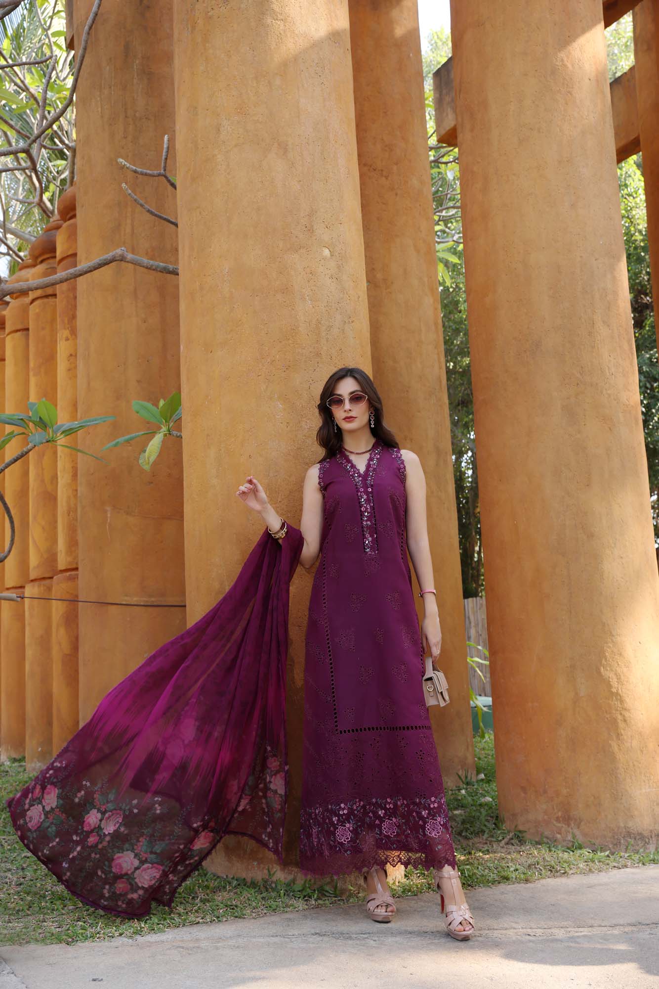 Noor By Sadia Asad Eid Laserkari Unstitched Collection 2025| D2-A