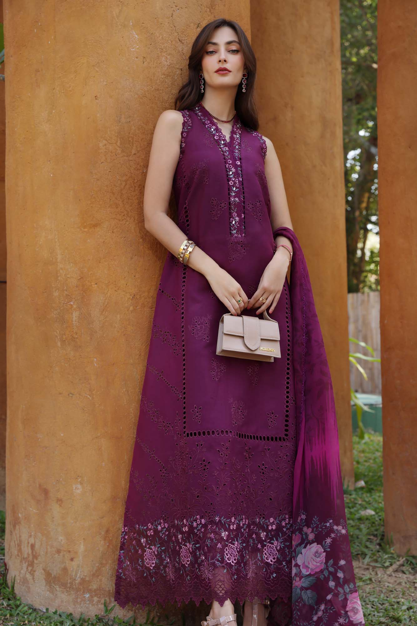 Noor By Sadia Asad Eid Laserkari Unstitched Collection 2025| D2-A