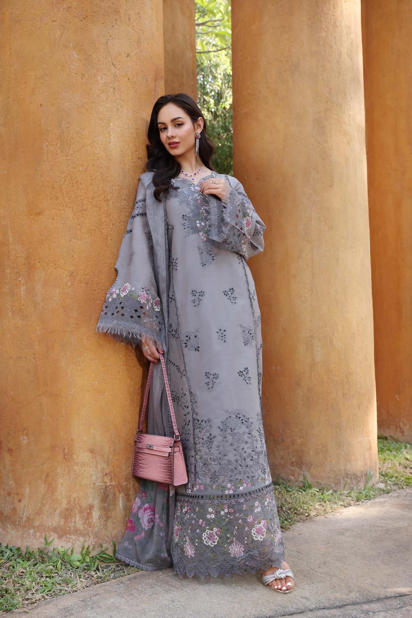 Noor By Sadia Asad Eid Laserkari Unstitched Collection 2025| D2-B