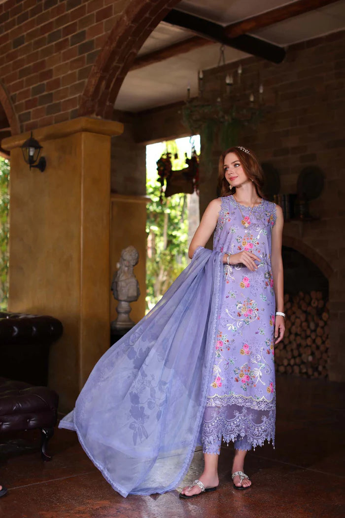 Noor By Sadia Eid Printkari Lawn Collection 2024 | D10 - Mirha Fashion