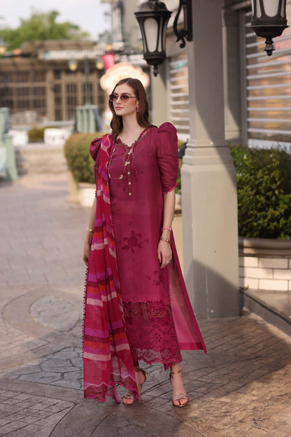 Noor by Sadia Chickenkari Eid Edit 2025 |D9- Fusia Ombre