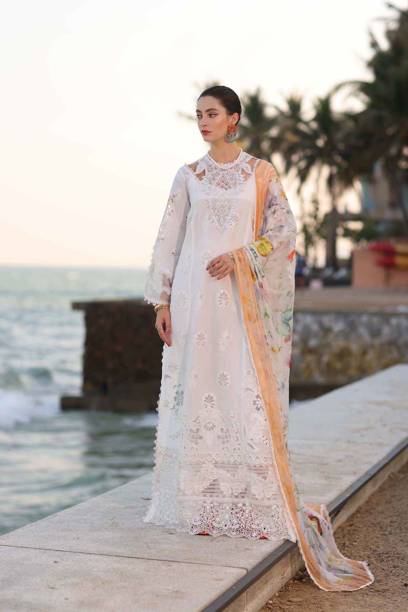 Noor By Sadia Asad Eid Laserkari Unstitched Collection 2025| D9-B