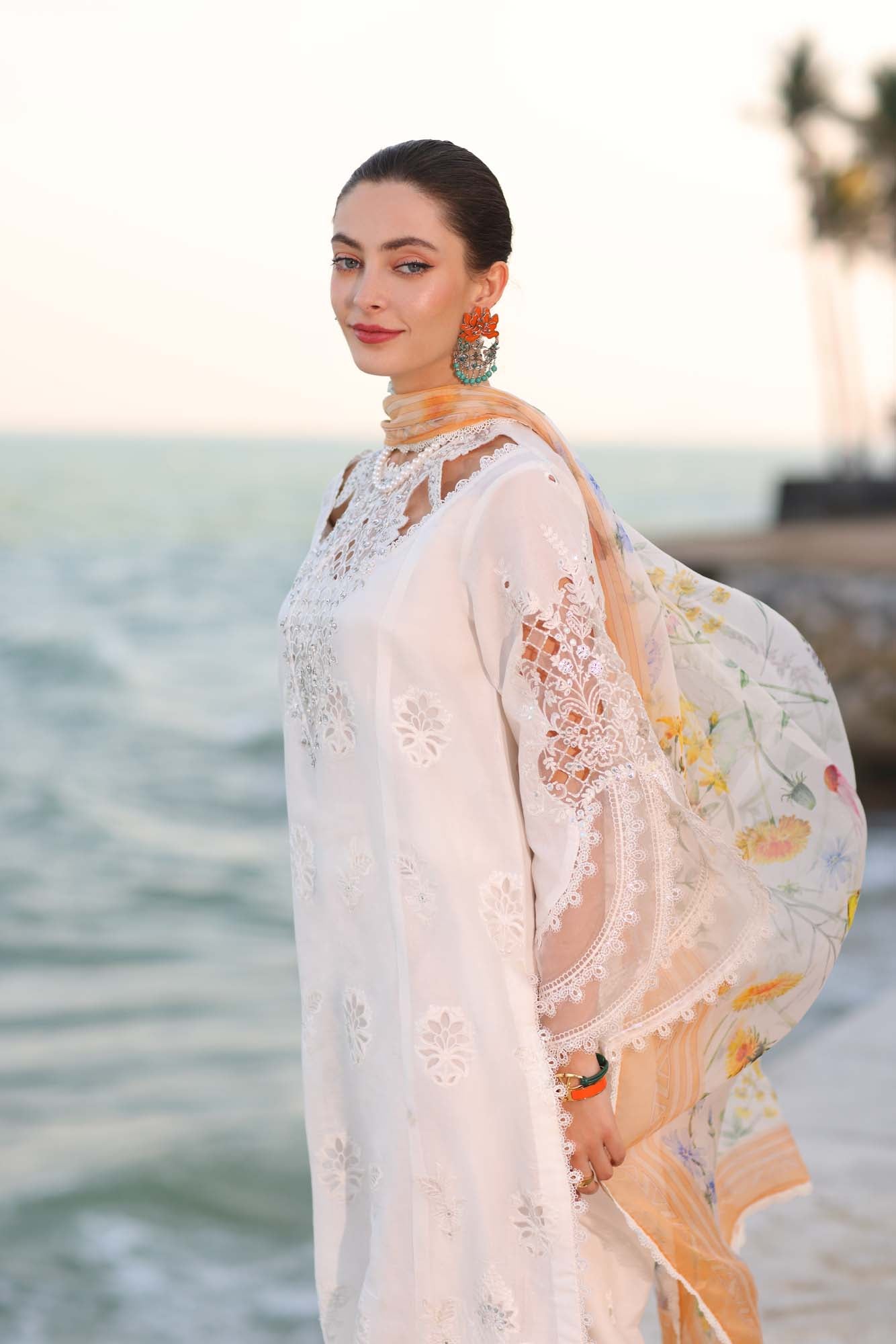 Noor By Sadia Asad Eid Laserkari Unstitched Collection 2025| D9-B