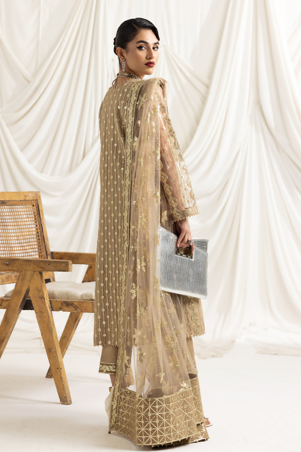 Dua Festive Collection Embroidered By Alizeh 2023 | 01B Aireen