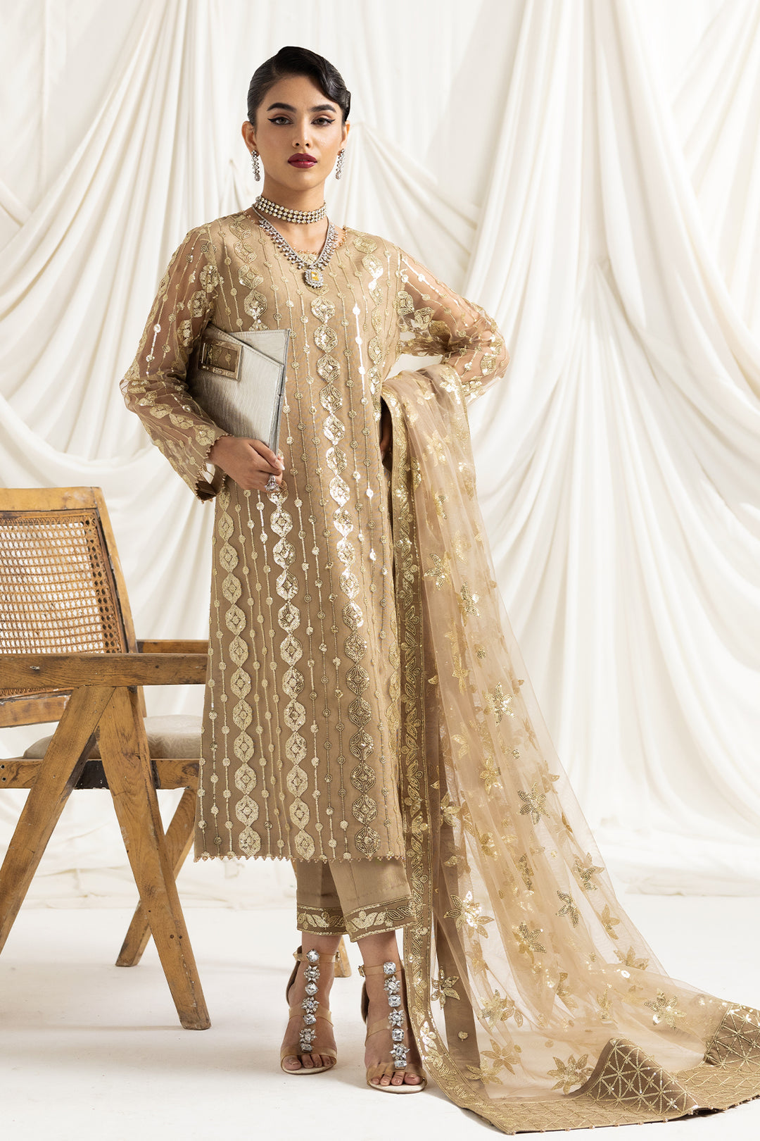 Dua Festive Collection Embroidered By Alizeh 2023 | 01B Aireen - Mirha Fashion