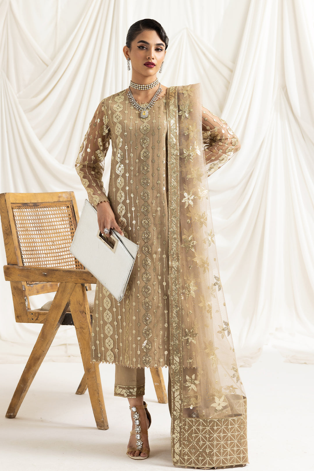 Dua Festive Collection Embroidered By Alizeh 2023 | 01B Aireen - Mirha Fashion