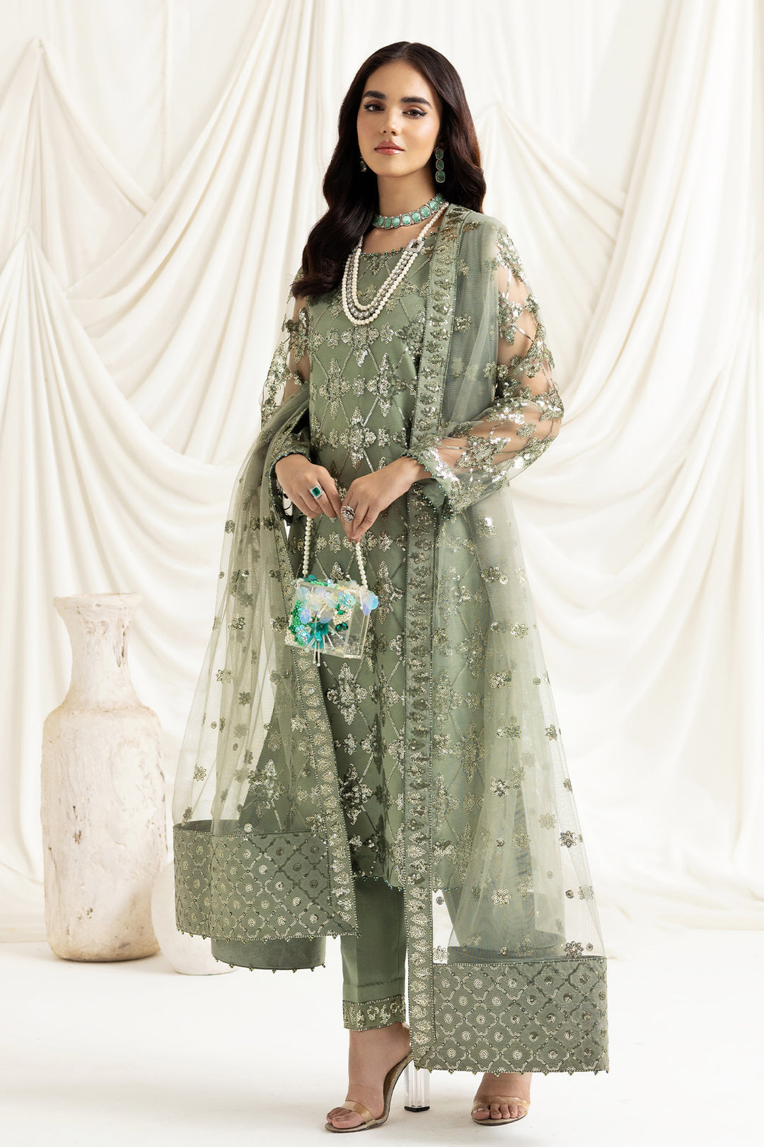 Dua Festive Collection Embroidered By Alizeh 2023 | 02B Alara - Mirha Fashion
