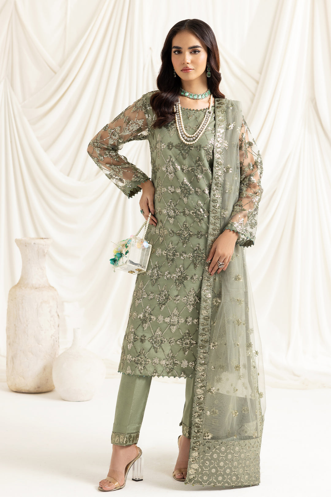 Dua Festive Collection Embroidered By Alizeh 2023 | 02B Alara - Mirha Fashion