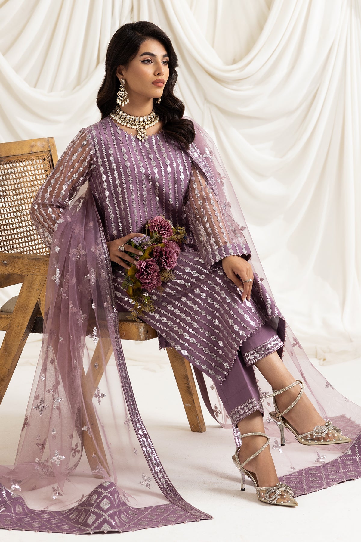 Dua Festive Collection Embroidered By Alizeh 2023 | 03B Aysal - Mirha Fashion