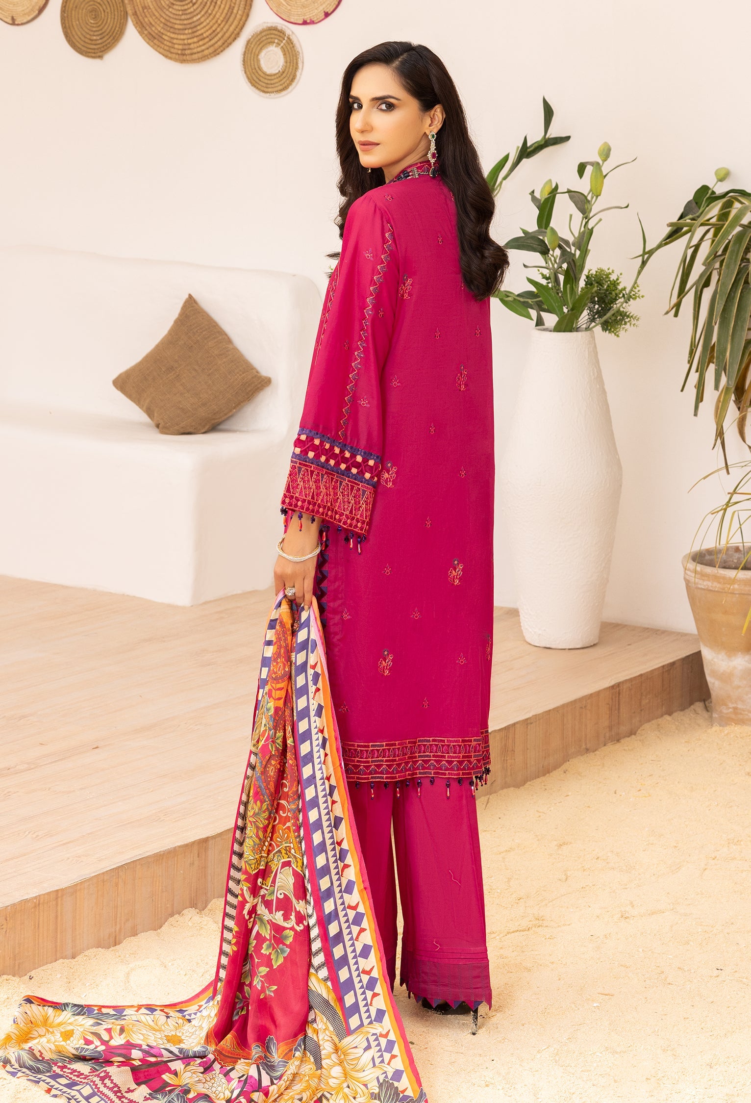 Adan's Libas Unstitched Lawn 2023 | Muzayyan