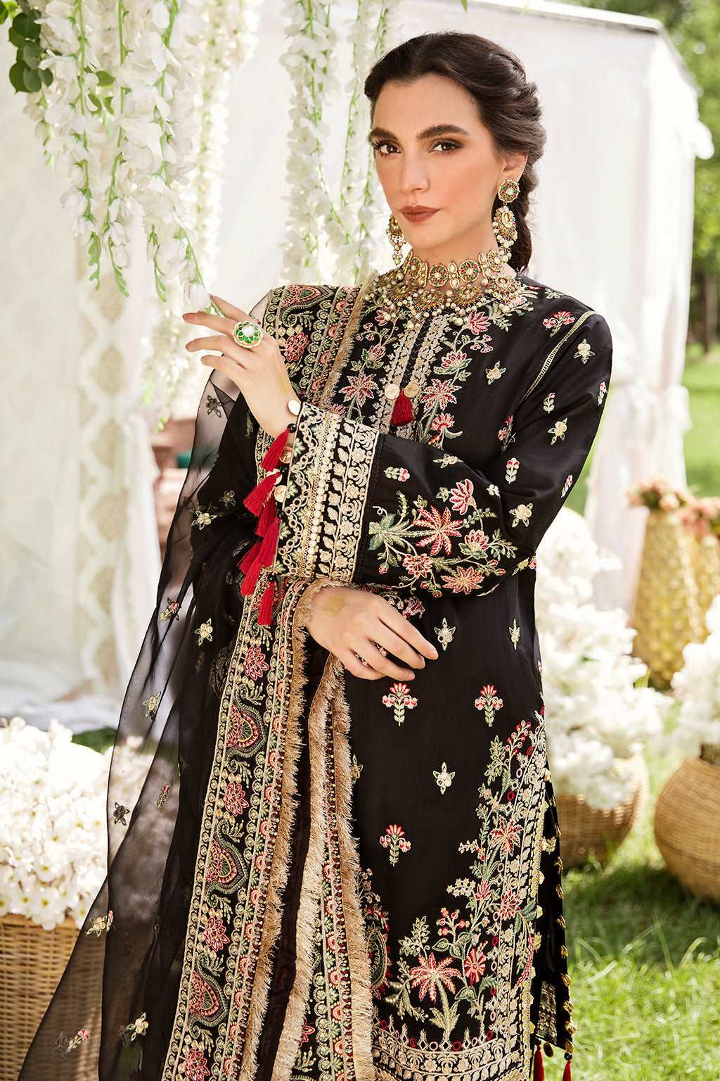 Afrozeh Bakhoor Gul Bahaar Festive Lawn 2022