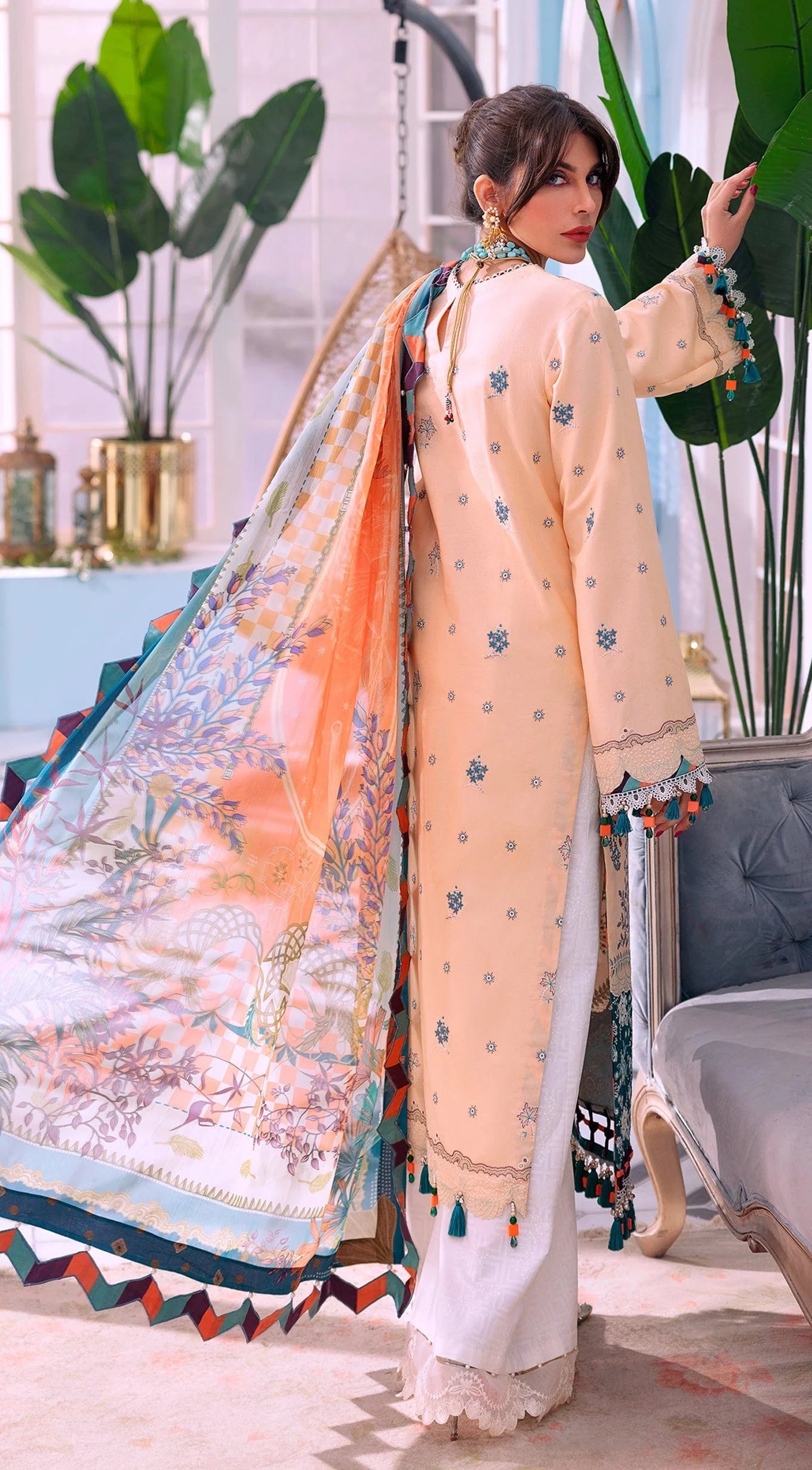 Anaya By Kiran Chaudhry Afsana Luxury Festive Lawn | Natasha - Mirha Fashion
