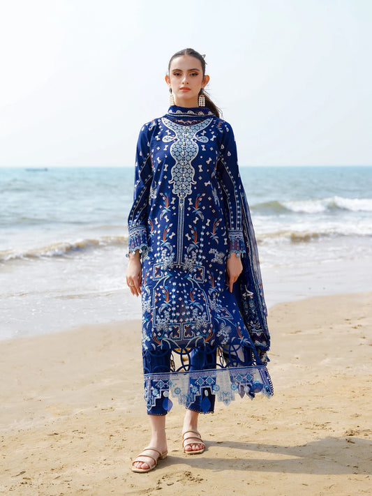 Aabyaan Saagar Luxury Festive Lawn Collection 2024 |Zamda - Mirha Fashion