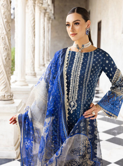 Tahra By Zainab Chottani Lawn Collection 2023 | Celestial Bliss | 9B