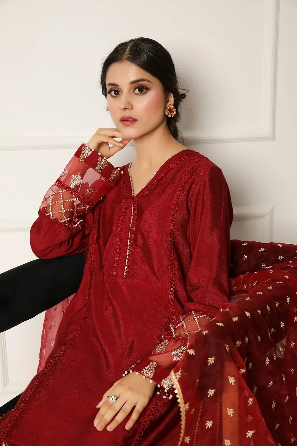Sara Ahmad Serene Handwork Collection 2026 | Currant