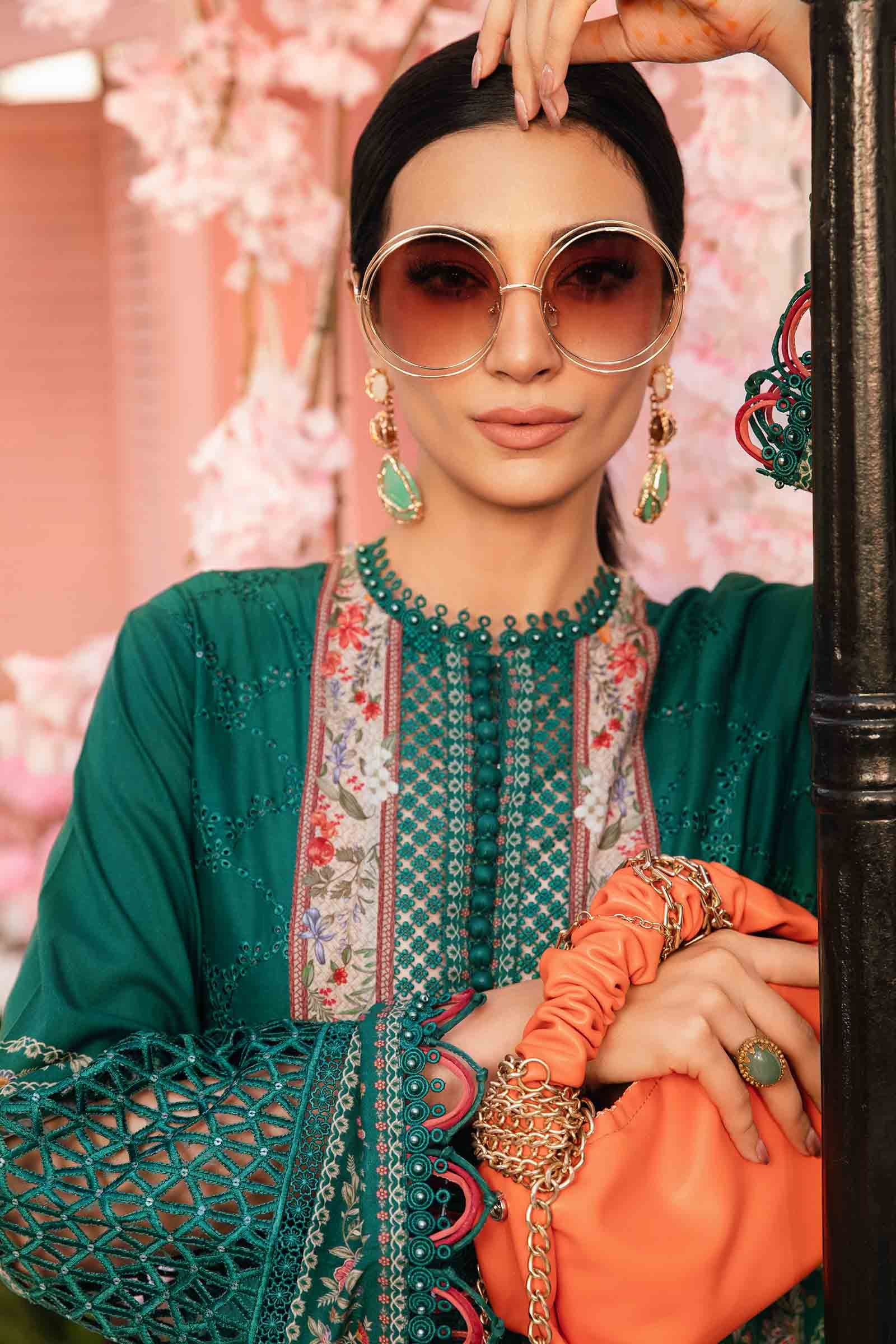 Maria B MPrints- 3 Piece Unstitched Embroidered Lawn Suit | MPT-2610-A