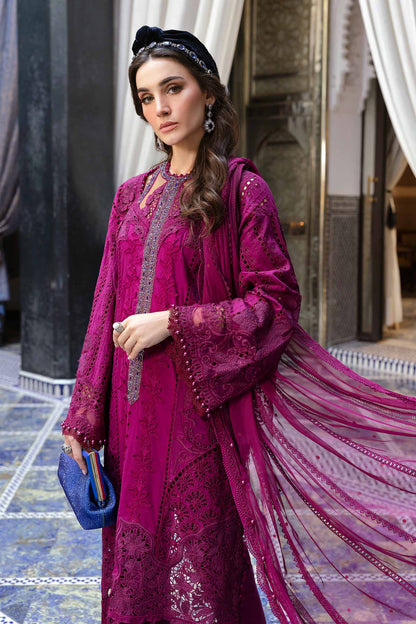 Maria B. Embroidered Lawn Suit 2025| D-2502-B