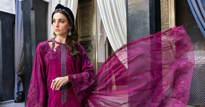 Maria B. Embroidered Lawn Suit 2025| D-2502-B