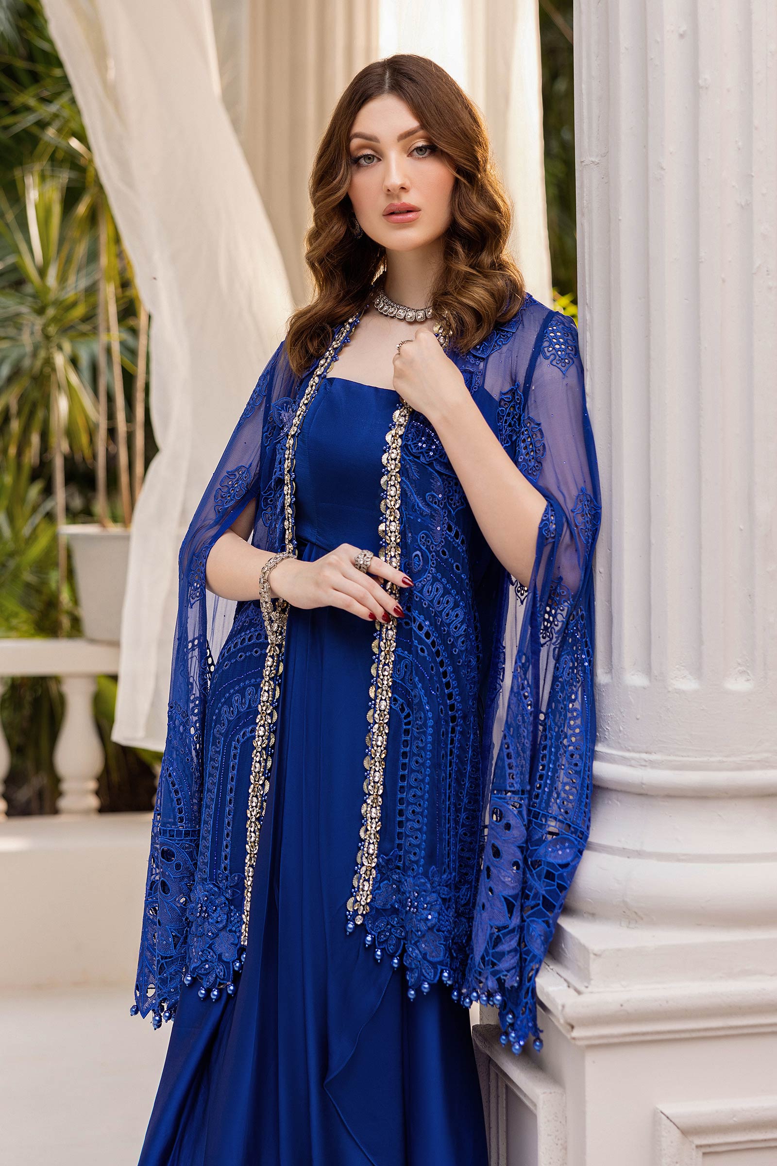 Maria.B. Unstitched Chiffon Embroidered Suit - 103