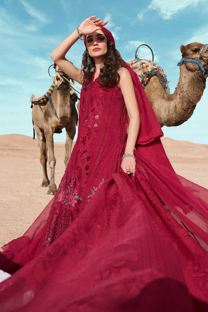 Maria B. Embroidered Lawn Suit 2025| D-2504-A