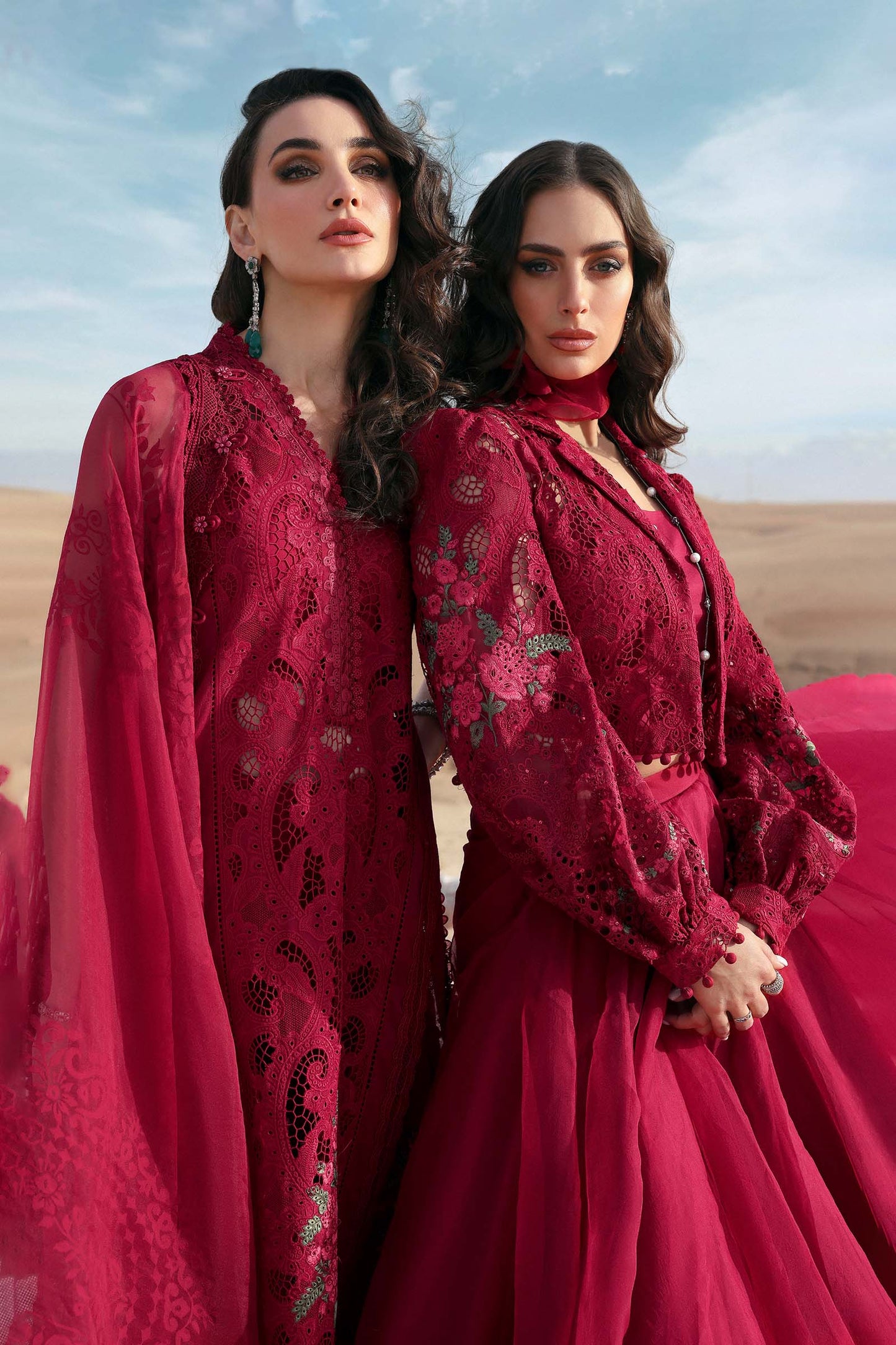 Maria B. Embroidered Lawn Suit 2025| D-2504-A