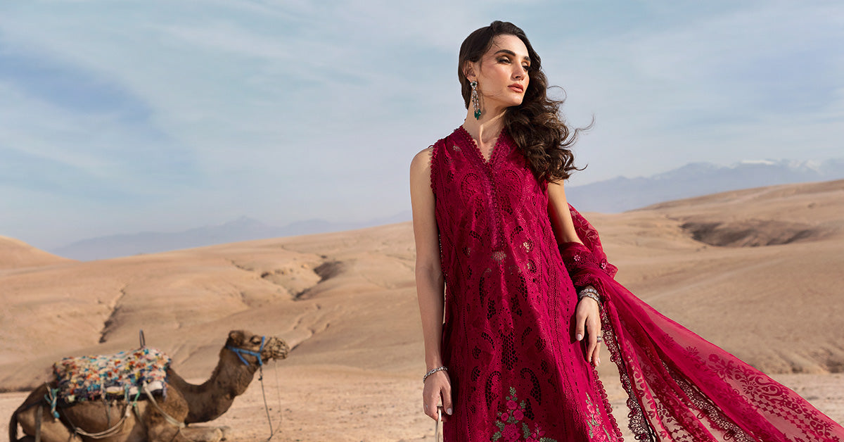 Maria B. Embroidered Lawn Suit 2025| D-2504-A
