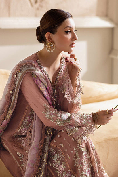 Maria.B. Unstitched Chiffon Embroidered Suit - 105