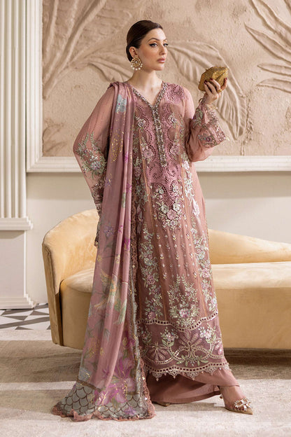 Maria.B. Unstitched Chiffon Embroidered Suit - 105