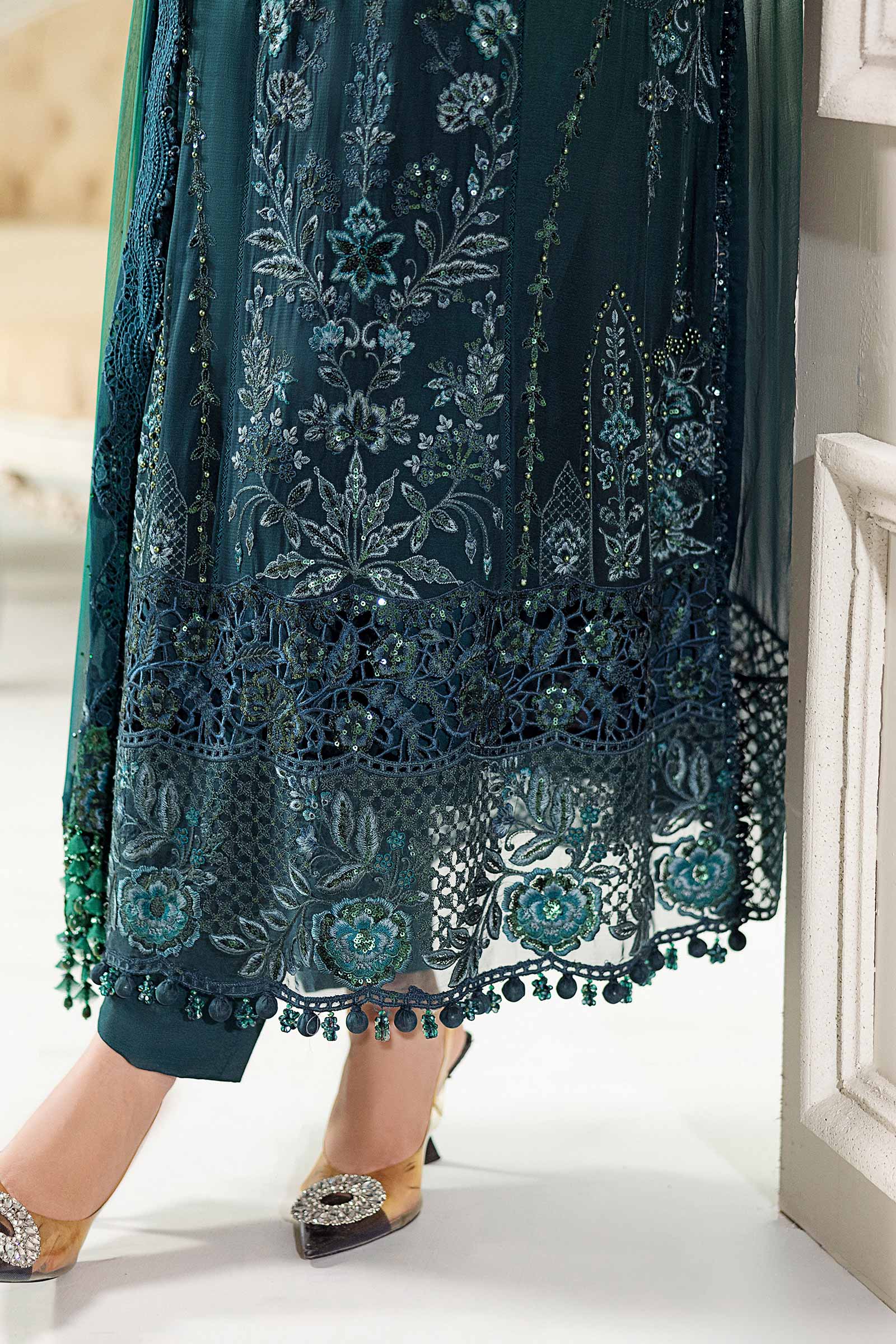 Maria.B. Unstitched Chiffon Embroidered Suit - 106