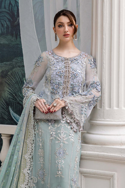 Maria.B. Unstitched Chiffon Embroidered Suit - 108
