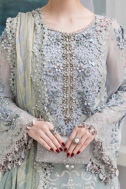 Maria.B. Unstitched Chiffon Embroidered Suit - 108
