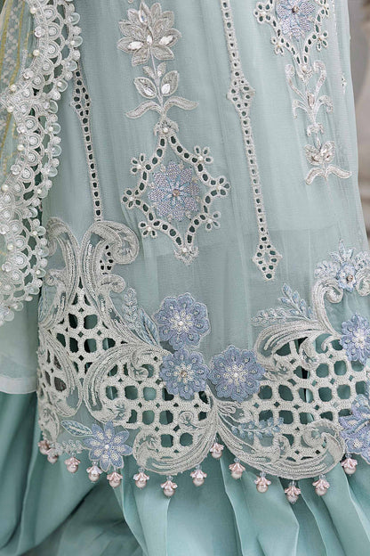 Maria.B. Unstitched Chiffon Embroidered Suit - 108