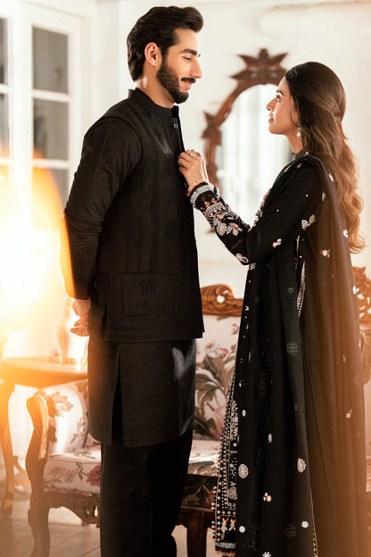 Qalamkar Luxury Lawn 2025 - 3pc Unstitched  | Misha