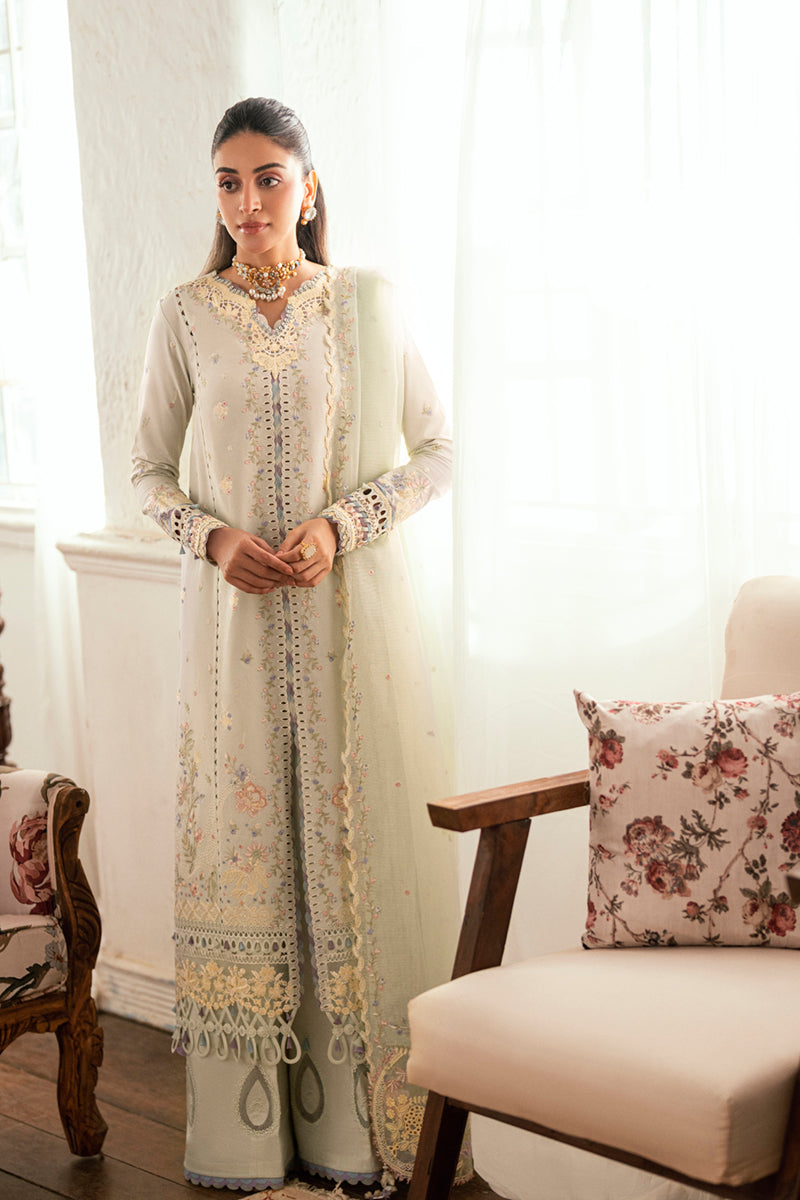 Qalamkar Luxury Lawn 2025 - 3pc Unstitched  | Rimsha