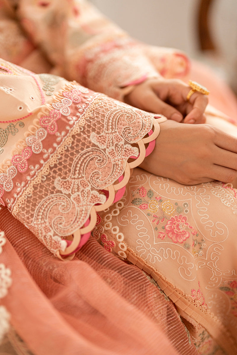 Qalamkar Luxury Lawn 2025 - 3pc Unstitched | Zoya