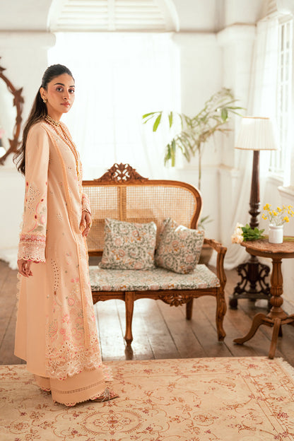 Qalamkar Luxury Lawn 2025 - 3pc Unstitched | Zoya