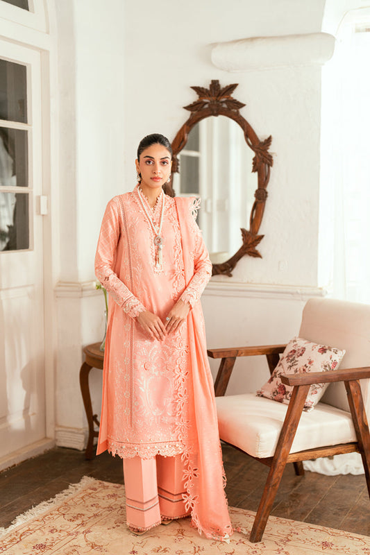Qalamkar Luxury Lawn 2025 - 3pc Unstitched  | Jafa
