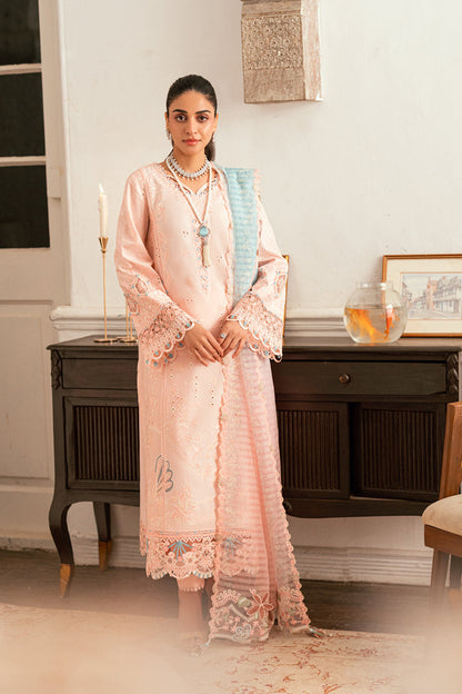 Qalamkar Luxury Lawn 2025 - 3pc Unstitched  | Aleeza