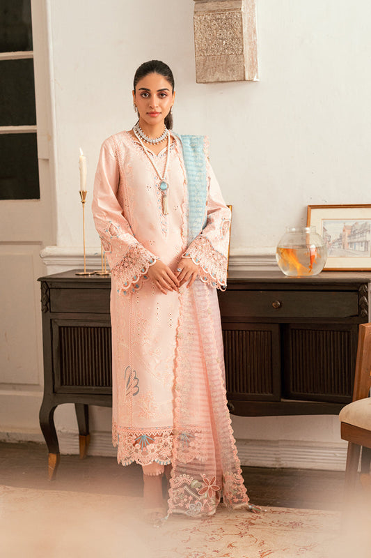 Qalamkar Luxury Lawn 2025 - 3pc Unstitched  | Aleeza
