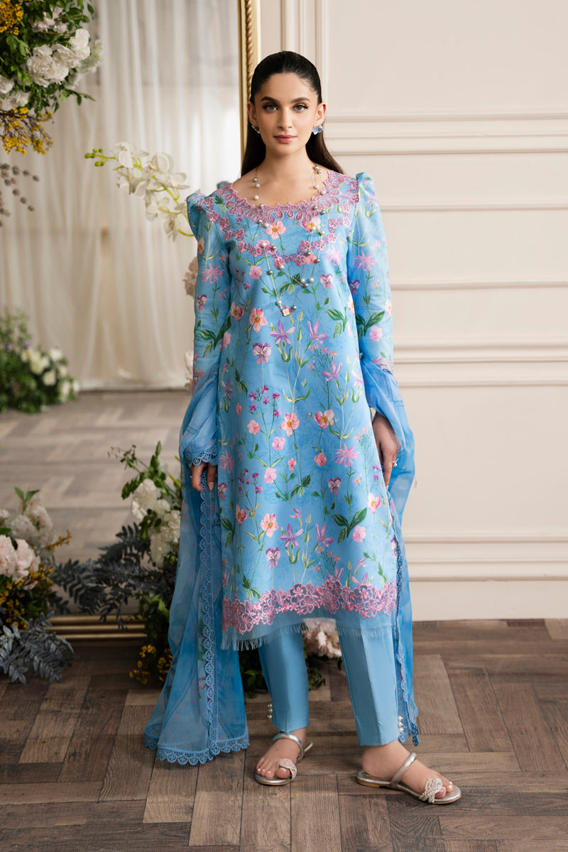 Rangrasiya Lifestyle Embroided Lawn Collection 2024| Gardenia