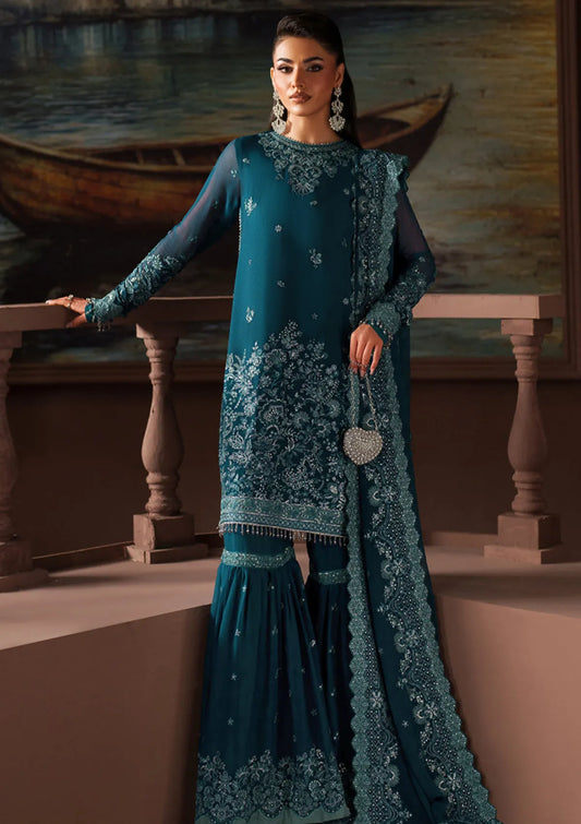 Zarif Premium Chiffon Unstitched Collection 2025 | ZRF-PRC-03 KATE