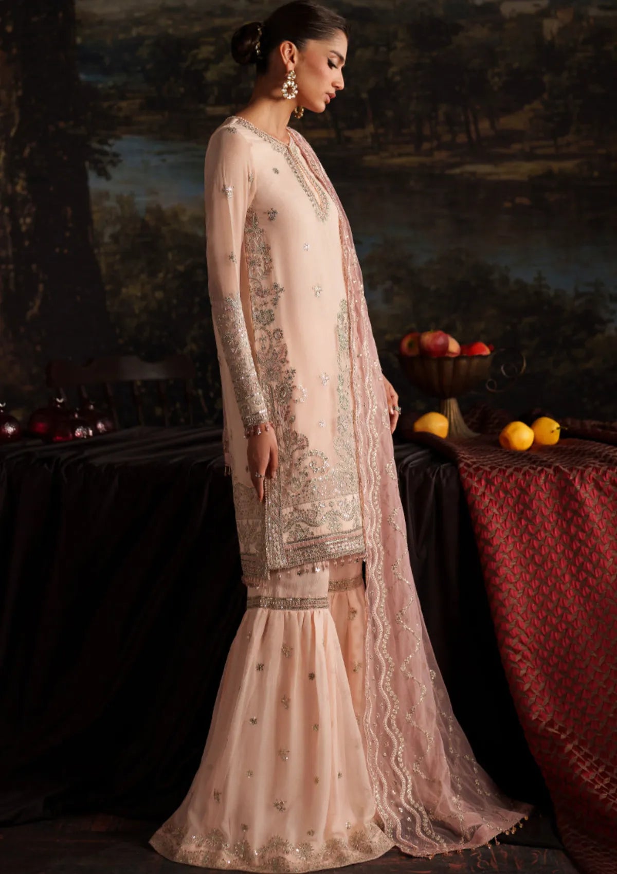 Zarif Premium Chiffon Unstitched Collection 2025 | ZRF-PRC-08 LUCIA