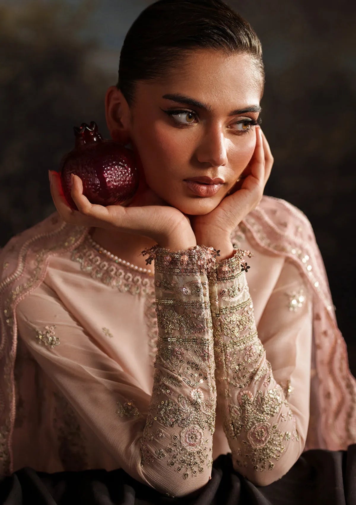 Zarif Premium Chiffon Unstitched Collection 2025 | ZRF-PRC-08 LUCIA