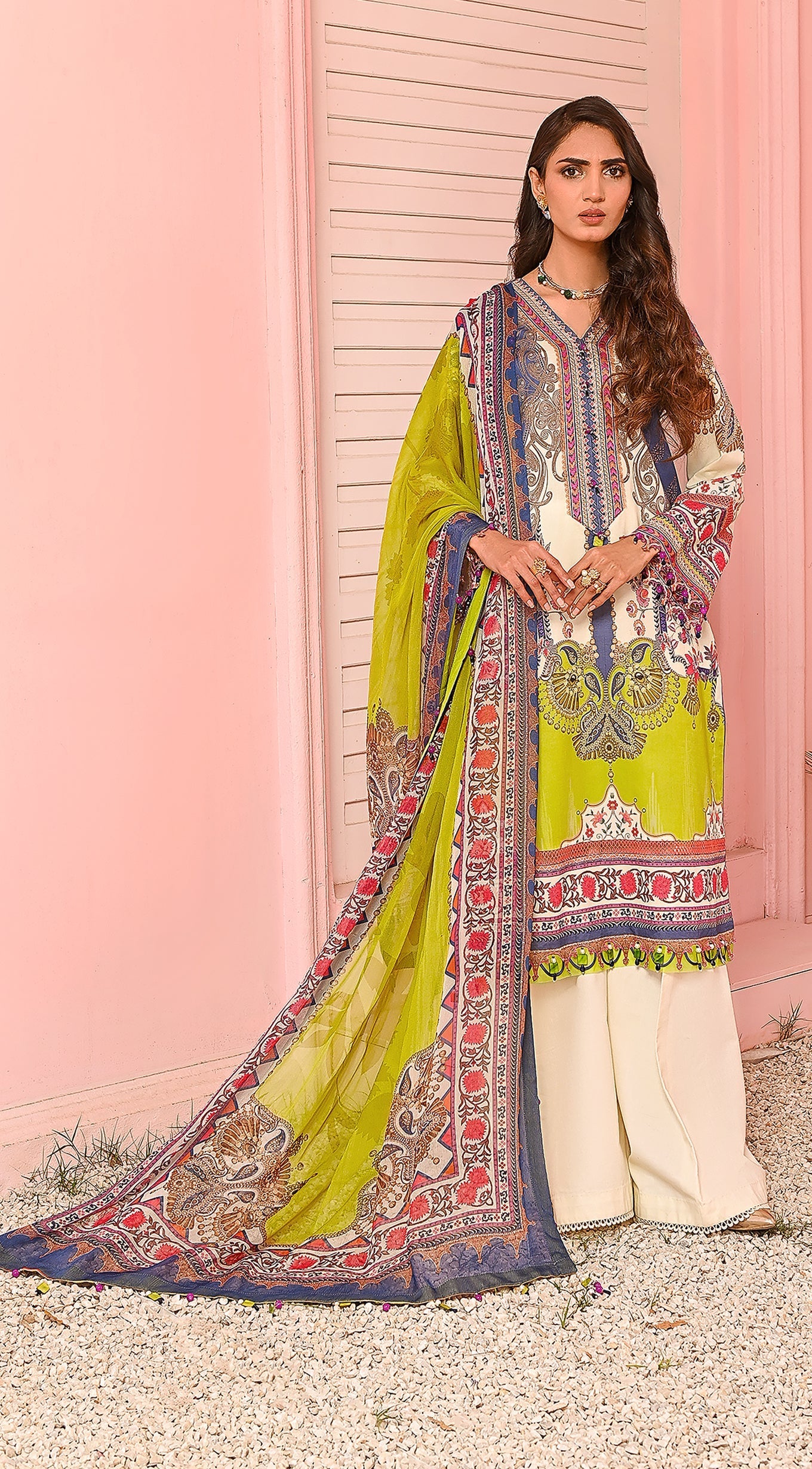 Viva Prints By Anaya Unstitched 3-piece Lawn | Farah