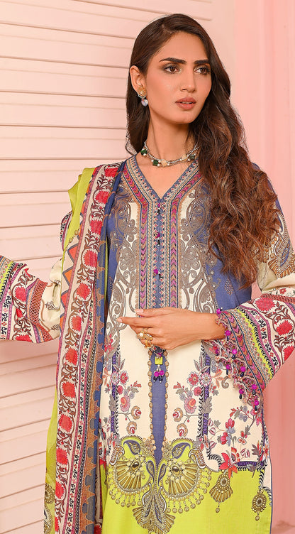 Viva Prints By Anaya Unstitched 3-piece Lawn | Farah