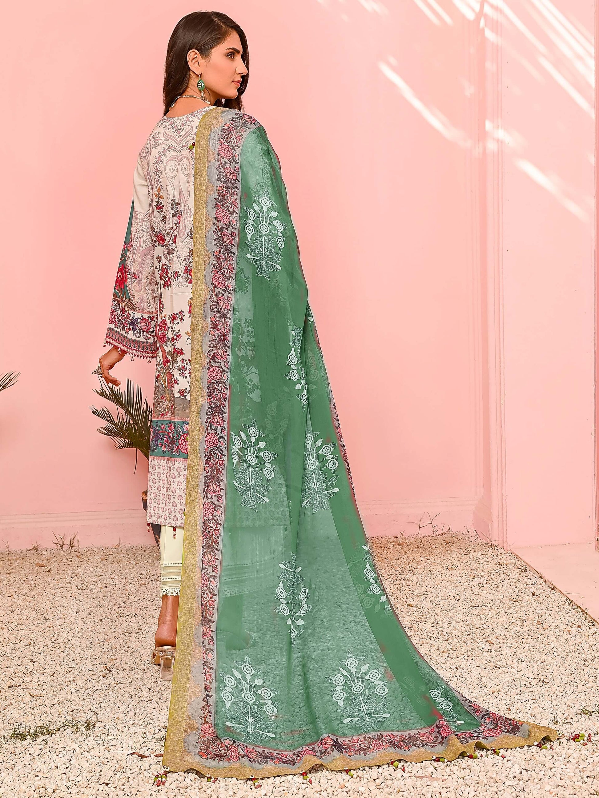 Anaya-Viva Prints 2023-Vinata-Offwhite VP23-02 - Mirha Fashion