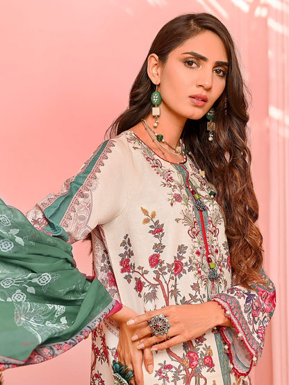 Anaya-Viva Prints 2023-Vinata-Offwhite VP23-02 - Mirha Fashion